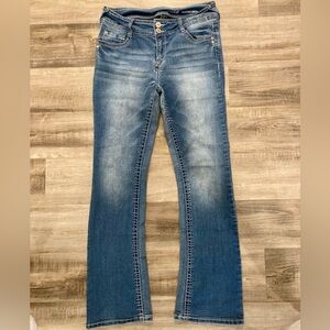 Wallflower Women's Blue Boot Cut Jeans